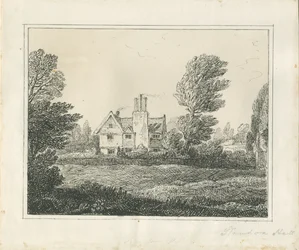 Standon Hall: disegno a penna e inchiostro