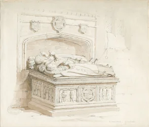 Chiesa di Stowe - Tomba a tavola [di Sir Walter Devereux]