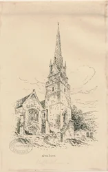 Chiesa di Wombourne: zincografia