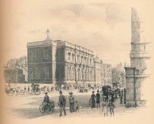 Esterno della Sala dei Banchetti, Palazzo di Whitehall, 1902