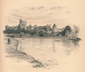 Castello di Windsor dal Fiume