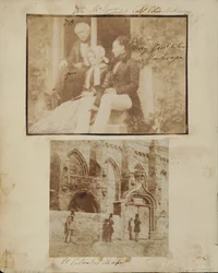 Ritratto di gruppo con Sir David Brewster, Mrs. Jones e il Brigadiere Generale Colin Mackenzie