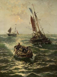 Portare il pescato a riva