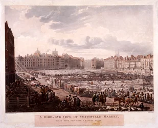 Smithfield Market, Londra, 1811