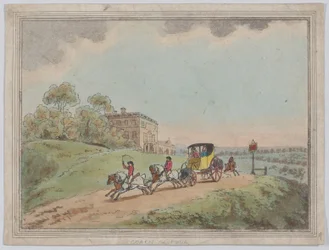 Una carrozza e quattro da, Schizzi rustici, 1787