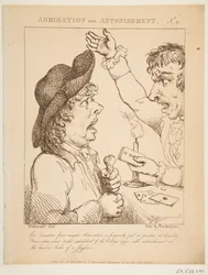 Ammirazione con stupore Le Brun Travestito, o Caricature delle Passioni