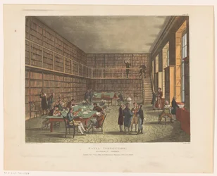 Biblioteca della Royal Institution a Londra
