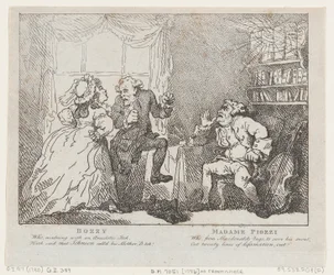 Frontespizio di Bozzy e Madame Piozzi, Bozzy e Piozzi di Peter Pindar, 1780-86