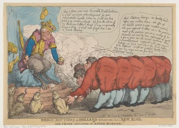 I Broad Bottoms in Olanda adorano il loro nuovo re, 23 luglio 1806