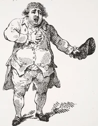 Charles James Fox come Demostene, illustrazione da 