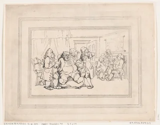 Comforts of Bath, Plate 1, 6 gennaio 1798