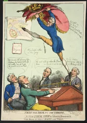 Dalla scrivania al trono. Un nuovo passo veloce di Joseph Bonaparte. Il basso di Messrs Nappy e Talley, pub. 1808