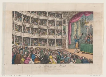 Frontespizio, da Una lezione sulle teste di George Alexander Stevens, aprile 1808