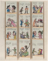 Bordi grotteschi per stanze e sale, Tavola 15, 1799