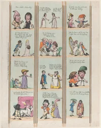 Bordi grotteschi per stanze e saloni, Tavola 16, 1 agosto 1799