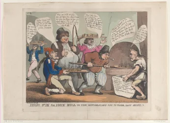 Grande Divertimento per John Bull, o i Repubblicani Ridotti al Loro Ultimo Espediente, 12 novembre 1798