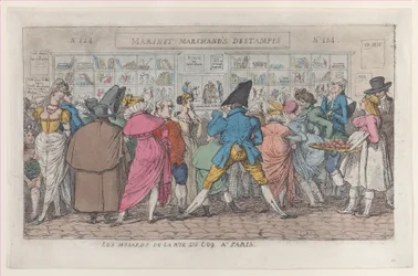 Les Musards de la Rue du Coq à Paris, ca. 1810