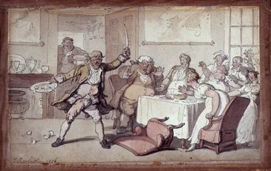 Follia al tavolo da pranzo