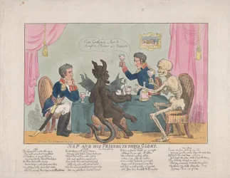 Nap e i suoi amici nella loro gloria, 1 ottobre 1813