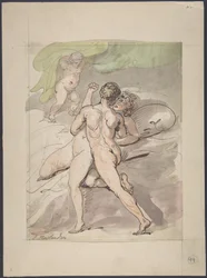 Coppia nuda che si abbraccia