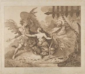 Satana, Peccato e Morte Paradise Lost, Libro il 2°, dopo il 1790