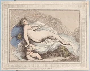Venere dormiente e Amore, 1799