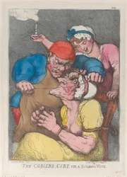 La cura del ciabattino per una moglie brontolona, 1813