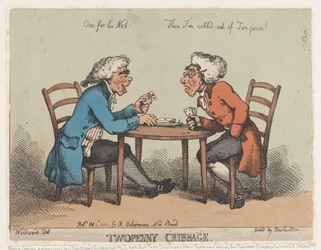 Due penny cribbage, 1 ottobre 1810