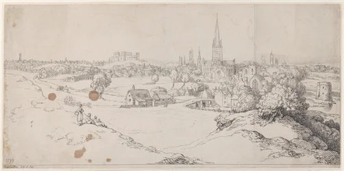 Vista di Norwich da St. James Hill, 1799