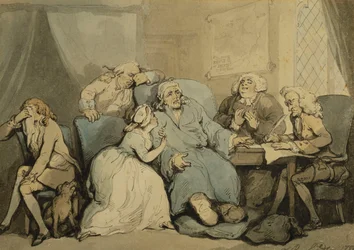 Scrivendo il testamento, 1786