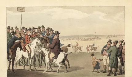 Giovane gentiluomo inglese che scommette all