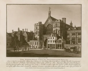 Vista nord-ovest della Westminster Hall