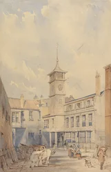 Cortile di una locanda sul Tamigi