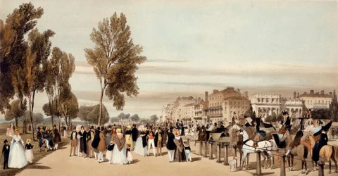 Hyde Park, verso il Grosvenor Gate da 