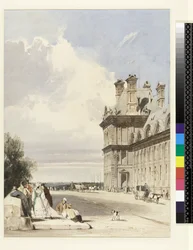 Pavilion de Flore, Tuileries, Parigi, c.1829