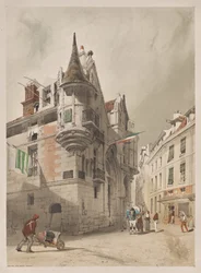 Architettura Pittoresca a Parigi, Gand, Anversa, Rouen: Hôtel de Sens, Parigi