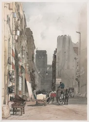 Architettura pittoresca a Parigi, Gand, Anversa, Rouen: Notre Dame, Parigi, 1839
