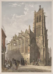 Architettura Pittoresca a Parigi, Gand, Anversa, Rouen: St. Severin, Parigi