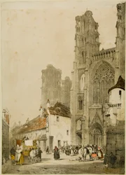 Architettura pittoresca a Parigi, Gand, Anversa, Rouen, ecc.