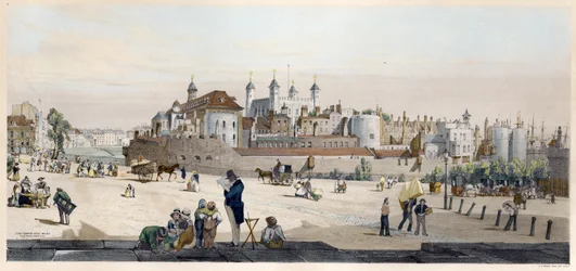 Torre di Londra e Zecca da Great Tower Hill