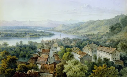 Una vista di Karlsruhe