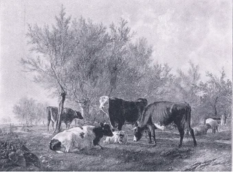 Paesaggio con bestiame, da The Magazine of Art 1893, Cassell and Company