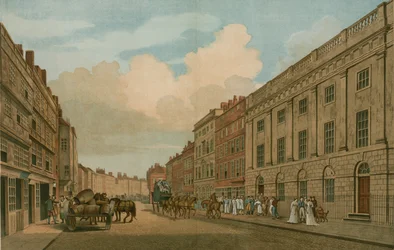 Casa occupata dalla Compagnia delle Indie Orientali, Leadenhall Street, Londra, rifatta nel 1726