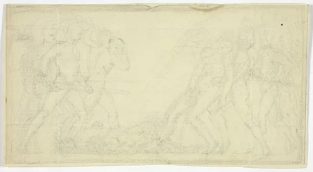 Fregio di guerrieri