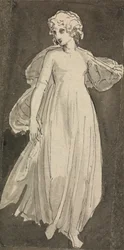 Ragazza, Figura Intera, Fronte Rivolta