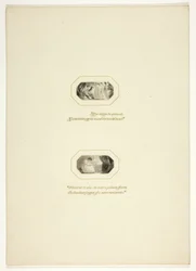 Studio per una tavola da The Triumphs of Temper, nel 1796 Royal Engagements Pocket Book