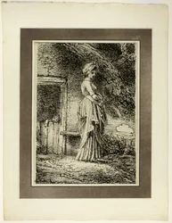 La mela perduta, dal primo numero di Specimens of Polyautography