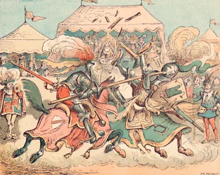 Un torneo nel Medioevo