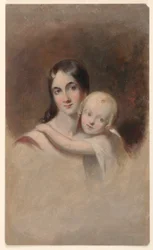Studio per "Ritratto di Mrs. James Robb e i suoi tre figli," Ogden Museum of Southern Art, New Orleans, LA