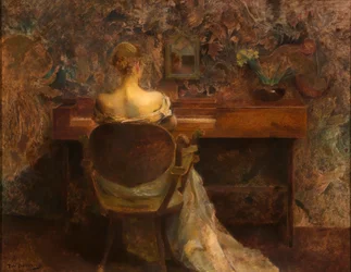 Il clavicembalo, ca. 1902